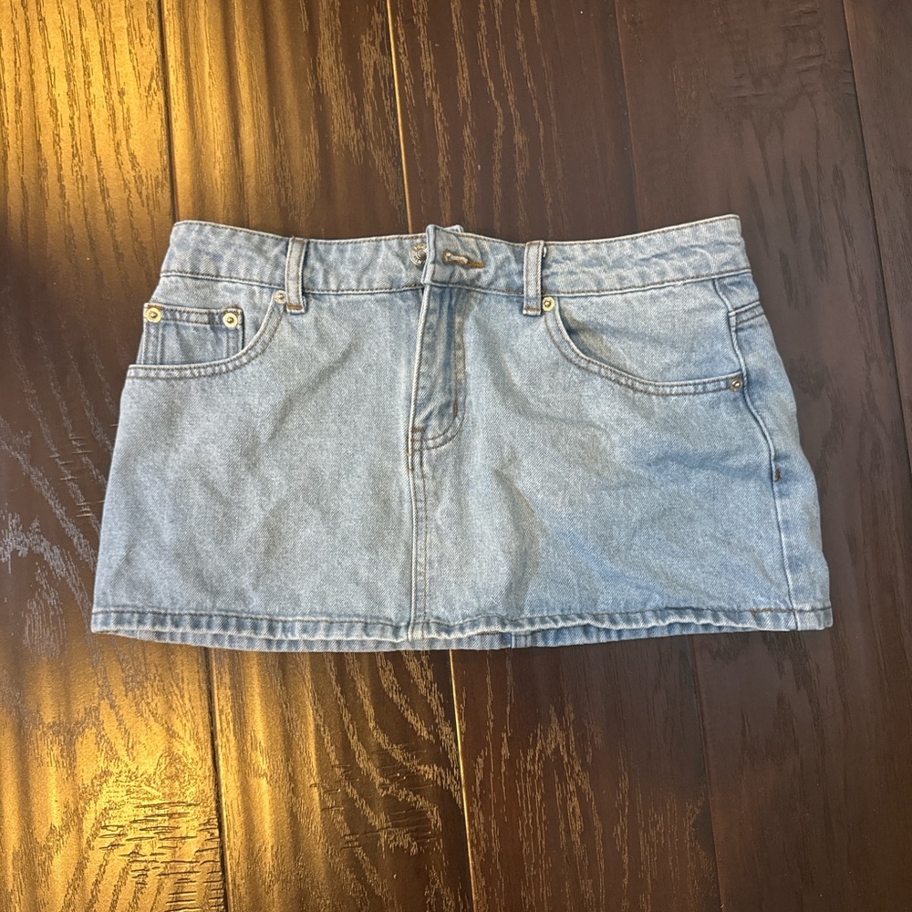 Denim Mini Skirt
